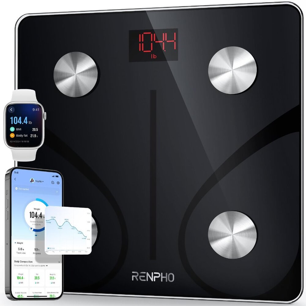 Digital Bathroom Smart Scale BMI Weighing Bluetooth Body Fat Physician